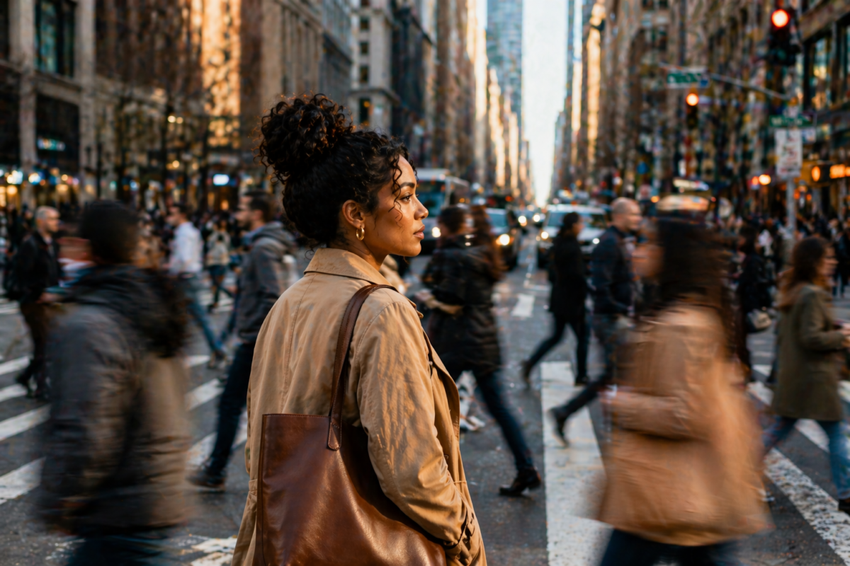 CPTSD vs BPD emotional overwhelm in busy city street reflection