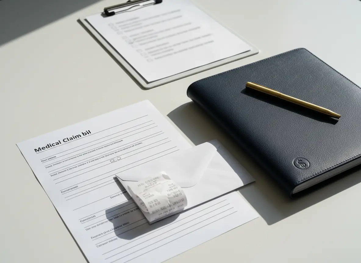 Superbill and reimbursement concept