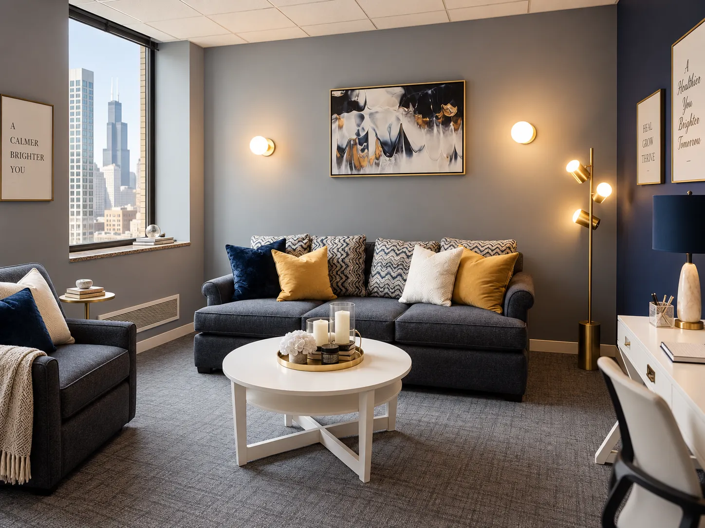 Early JL Family Services Chicago office interior