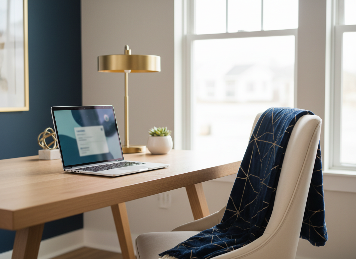Home office setting for multistate online therapy with JL Family Services