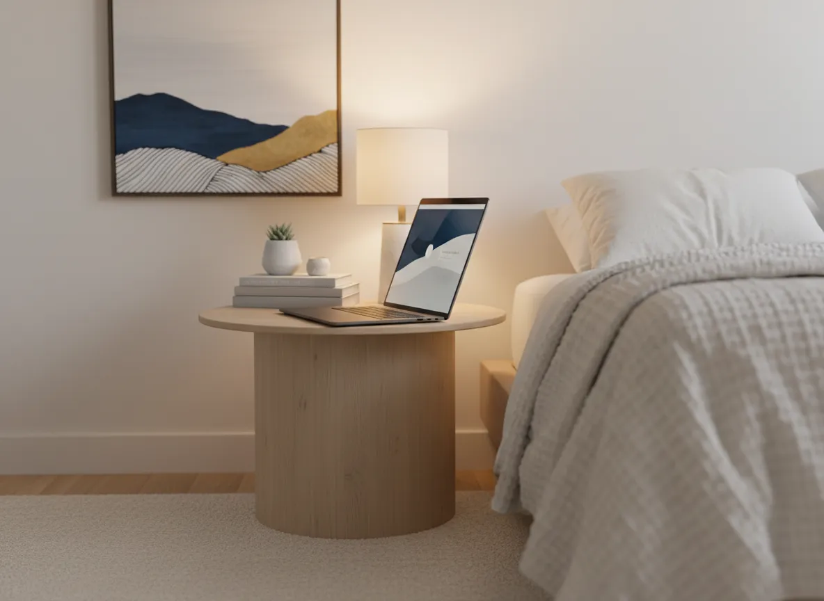 Private bedroom nook for Texas online therapy