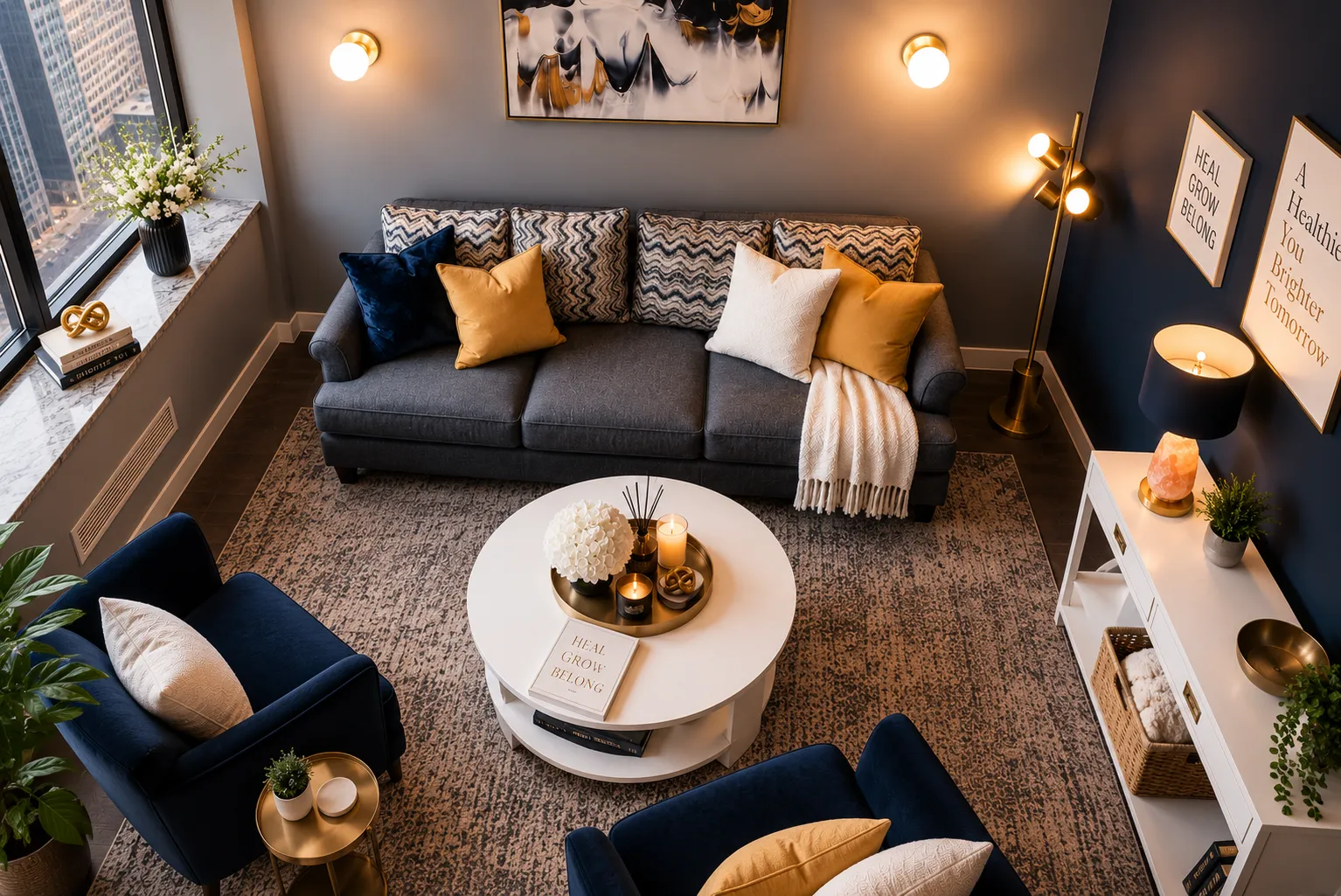 Aerial view of JL Family Services Chicago therapy office